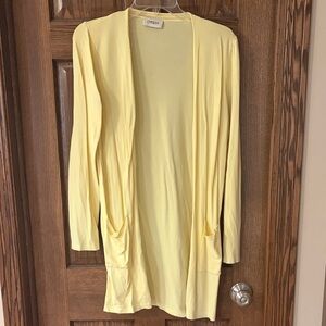Cherish Light Yellow Lightweight Cardigan